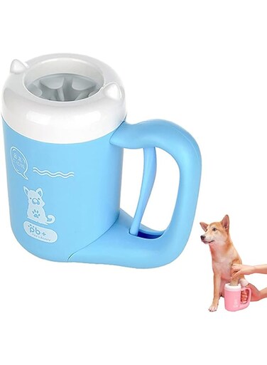 SYOSI Pet Paw Washing Cup, Portable Automatic Dog Paw Cleaner, Multifunctional 360&deg;Clean, Skin-friendly Silicone Pet Foot Cleaning Cup for Dogs and Cats, Easy to Use, Suits Small and Medium-Size Dogs