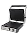Geepas Stainless Steel Grill Maker, Panini Maker, GGM36539   Open Flat Up To 180   Timer &amp; Temperature Control   Non-Stick Cooking Plate &amp; Cool Touch Handle   Panini Press Grill