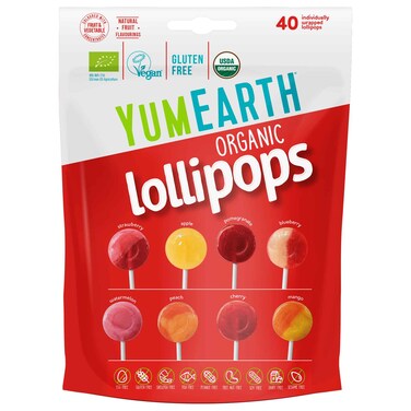 YumEarth Organic Fruit Lollipops Assorted Fruit Flavors, 248g