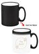 Color Changing Heat Sensitive Ceramic Mug, Image Revealed When HOT Liquid is Added! Free Spirit Circle