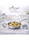 Homecraft Premium Ultra Jumbo Tri-Ply Stainless Steel Fry Pan with Lid, 26cm &acirc;&euro;&ldquo; Extra Deep Silver Frying Pan with Extra-Long Handle for Bulk Frying, Family Meals &amp; Professional Cooking
