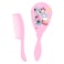 ديزني طقم مشط شعر وفرشاة بتصميم ميني وديزي للفتيات الصغيرات TRHA1723 - وردي