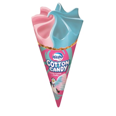 Igloo Cotton Candy Ice Cream Cone, 120ml