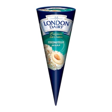 London Dairy Coconutello Ice Cream Cone, 120ml