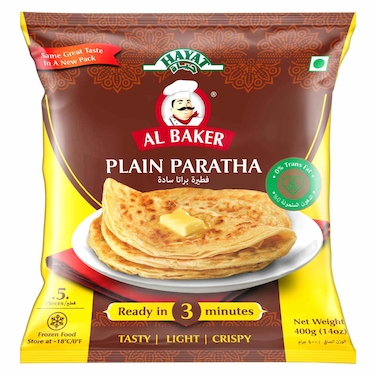 Hayat, Plain Frozen Paratha, 400g