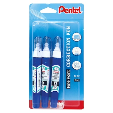 بنتل قلم تصحيح فاين بوينت 7 ملل 3 قطع ZL62