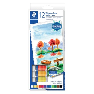 Staedtler Watercolour Paints Tubes 12ml 12 PCS