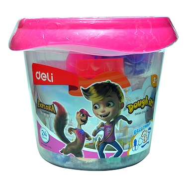 Deli Explora Dough It! Colours 24 PCS