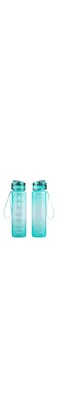 KASTWAVE 32oz Leakproof Tritan BPA Free Water Bottle with Time Marker for Fitness &amp; Gym (Includes Brush) - Stay Hydrated Daily for Outdoor Sports