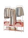 Clothes Rack, Clothing Rack with Storage Bag, Garment Rack, Non-woven Shelves for Shoes, Clothes Rack for Bedroom, Hallway, Entryway (28-03)