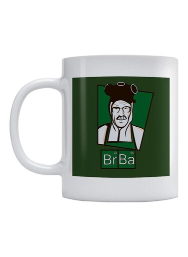 Breaking Bad Printed Mug White/Green/Black 350ml