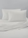 East 2-Piece Pillowcase set   Soft 400 TC Sateen Cotton Material   Light Grey Color   2 Pillowcases 50 cm x 100 cmBundle