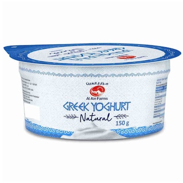 Al Ain Farms Greek Yoghurt Natural, 150g
