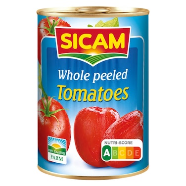 Sicam Whole Peeled Tomatoes, 400g