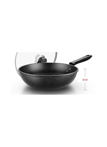 pan, 30cm non-stick frying pan, no lid, household pot, suitable for induction cooker and gas stove,