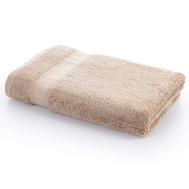Cannon Plain Bath Towel, Linen, 70x140cm, 650 GSM, 100% Cotton