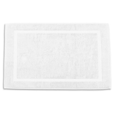 كانون سجادة حمام سادة، باللون الأبيض، 51×80 سم، 650 غرام/م²، قطن 100%