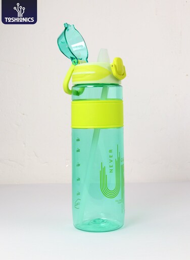 900ML Premium Drinking Water Bottle &acirc;&euro;&ldquo; BPA-Free Tritan with Air Vent Straw, Leakproof Locking Lid, Handle and Grip &acirc;&euro;&ldquo; Ideal for Kids and Adults in Gym, Office, School, Outdoor &acirc;&euro;&ldquo; 30oz Water Bottle