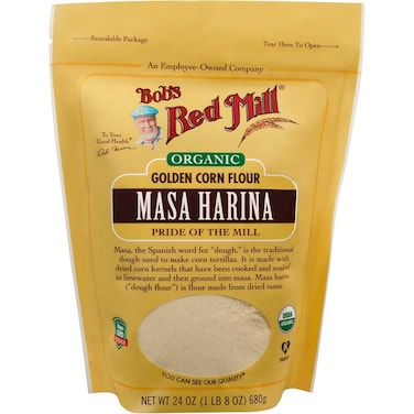 Bob's Red Mill Organic Masa Harina Golden Corn Flour, 680g