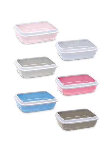 IMAC JERRY-Litter Trays for Cats - With Border Dimension - 50 x 40 x 14.5cm