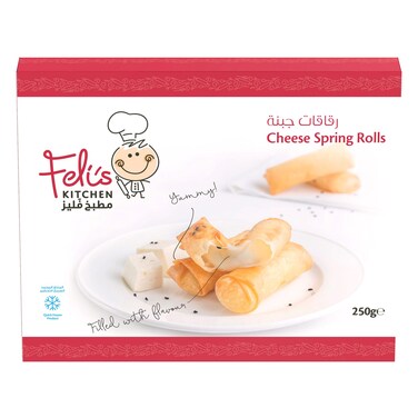 Feli's Kitchen Frozen Cheese Spring Rolls 250g
