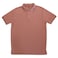 Men Aqua Blue Short Sleeve Polo Shirt