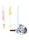 FOCLTD 3PCS Cat Spring Toys,Soft Plush Hanging Door Interactive Cat Toys,Hanging Stretchable Cat Toy with Bell,Indoor Cat Toy for Kitten Chasing and Playing