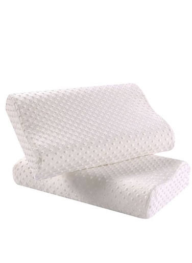 Memory Foam Pillow (large) Ergonomic Contour Pillow For Neck Support/Pain Relief