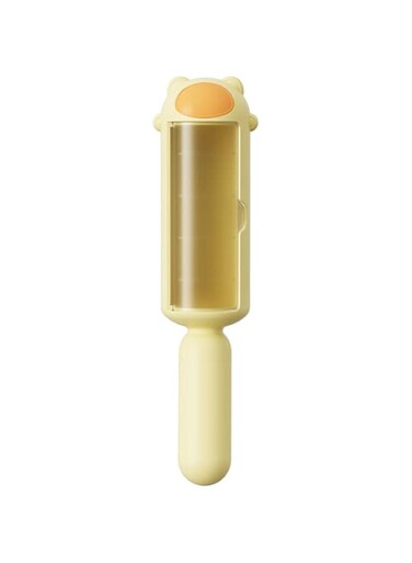 Yeaco Pet Hair Remover Roller for Sofa/Bed - Washable, Reusable, Non-Slip, Portable (Yellow)