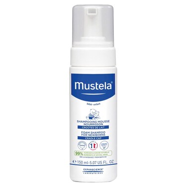 Mustela Foam Shampoo for Newborns Cradle Cap Care, 150ml