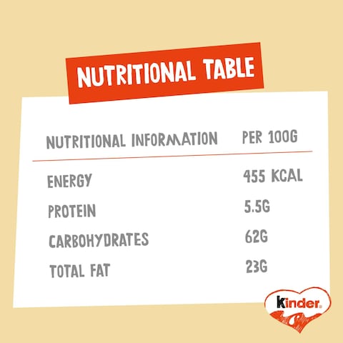 Kinder Delice Cake Bar Multi Pack 10 Bars 390g