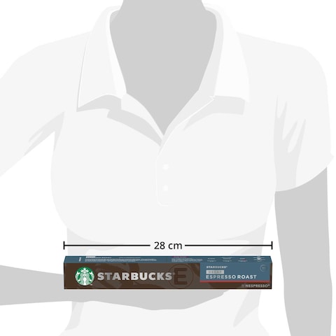 Starbucks Decaf Espresso Dark Roast Coffee Capsules 10 Capsules, 57g