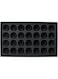 Yardwe Grill Tools Barbecue Tools Nonstick Pan 28- Hole Grill Pan Aluminum Octopus Baking Tray for Baking Cooking Black Grilling Tools Nonstick Bakeware