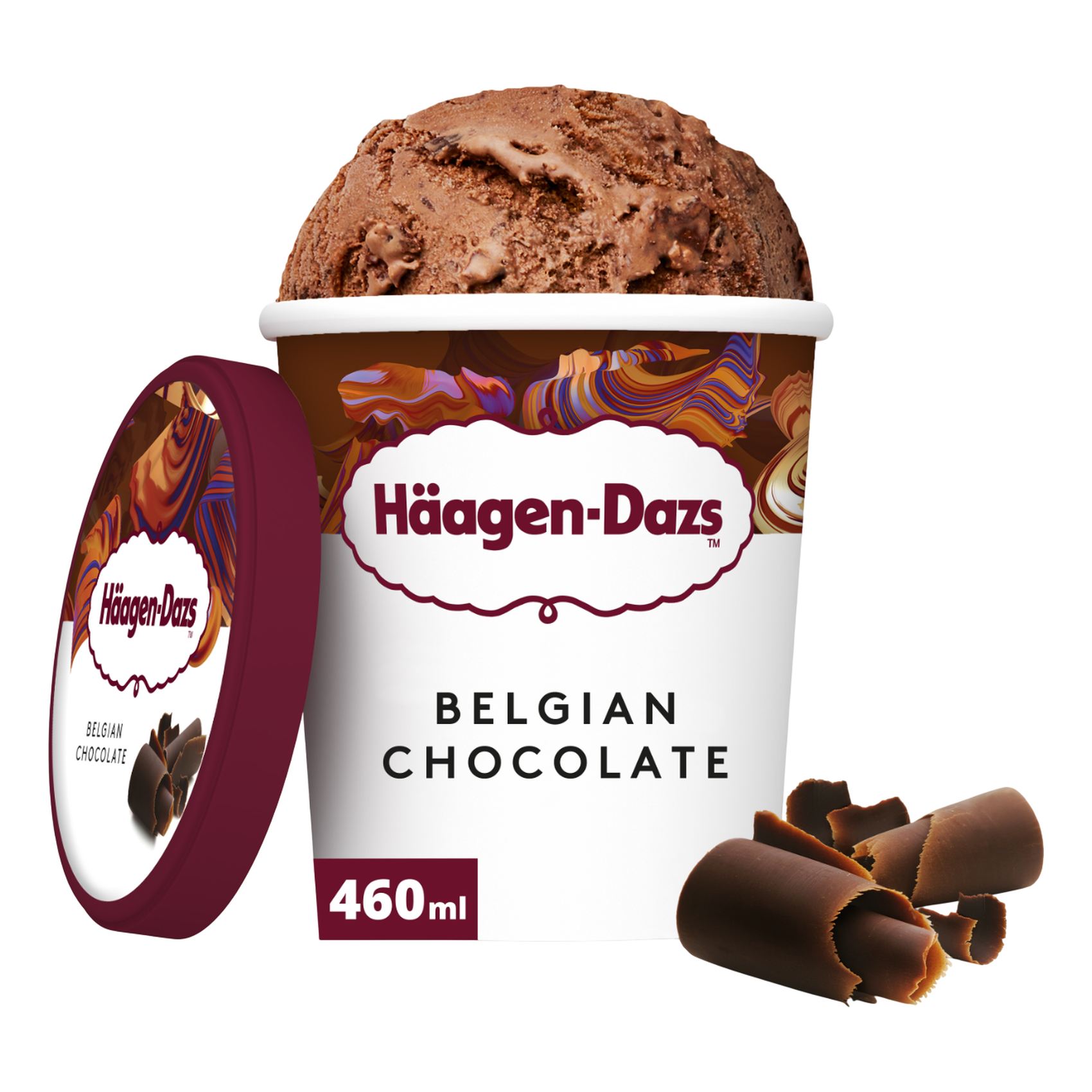 Haagen-Dazs Belgian Chocolate Flavoured Ice Cream, 460ml