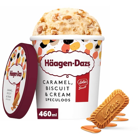Haagen Dazs Speculoos Caramel Biscuit And Cream Ice Cream 460ml