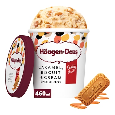 Haagen-Dazs Caramel, Biscuit and Cream Speculoos Ice Cream, 460ml