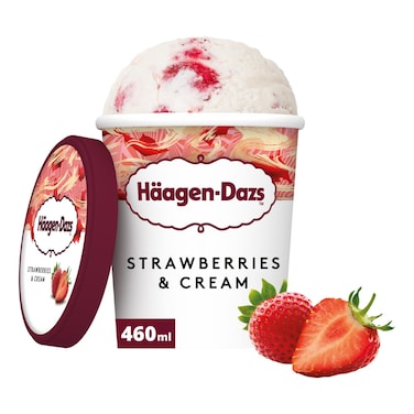 Haagen-Dazs Strawberry Flavoured Ice Cream, 460ml