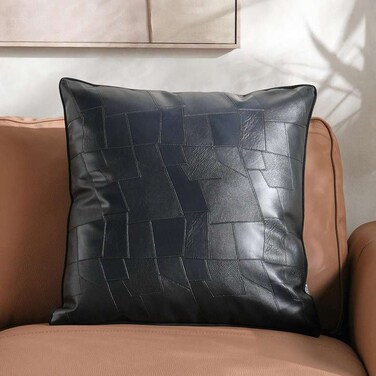 Home Opulenzo Filled Cushion Black 50x50cm