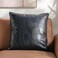Home Opulenzo Filled Cushion Black 50x50cm