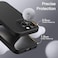 iPhone 15 Pro Max Case 6.7 Inch, Slim Liquid Silicone 3 Layers Full Covered Soft Gel Rubber Phone Case Protective Cover, Black (iPhone 15 Pro Max)