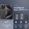 iPhone 15 Pro Max Case 6.7 Inch, Slim Liquid Silicone 3 Layers Full Covered Soft Gel Rubber Phone Case Protective Cover, Black (iPhone 15 Pro Max)
