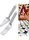 Pieces Pie Server Set Multi-function Stainless Steel Cake Spatula Knife Stainless, Cake Spatula for Pie Lasagna Cutting