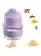 Electric Garlic Chopper - Portable 350ML Garlic Grinder Masher with Cordless Food Processor for Ginger, Peppers, Fruits, Meat, Spices, Beans &amp; More - Ideal for Kitchen Chef, Housewife &amp; Home Cooking