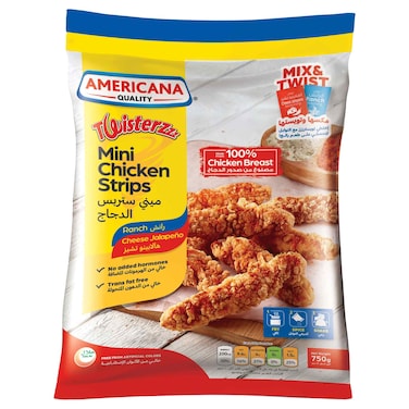 Americana Ranch and Cheese Jalape&ntilde;o Twisterzzz Mini Chicken Strips, 750g