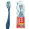 Colgate 360 Whole Mouth Clean Medium Toothbrush With Tongue Cleaner 2 PCS