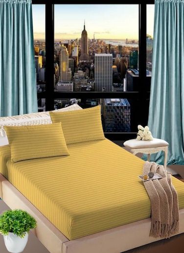 Golden Extra Deep Pocket Single Size Sheets Cotton 2 Piece Sheet Set 100x200+15cm