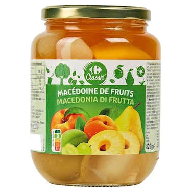 Carrefour Classic Fruit Salad in Syrup, 820g