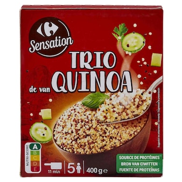 Carrefour Bio Organic Three Quinoa Mix, 400g