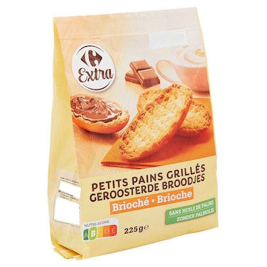 Carrefour Extra Brioche Rusks, 225g