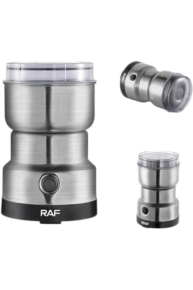 Electric Coffee &amp; Grain Grinder &ndash; Portable Spice and Seed Grinder with 304 Stainless Steel